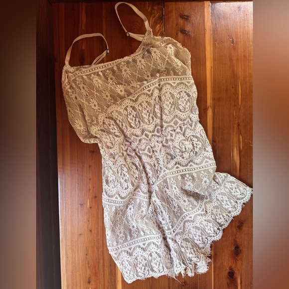 Vintage Alice + Olivia Cassia Lace Romper size 10 - Picture 1 of 7